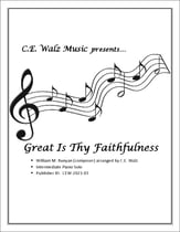 Great Is Thy Faithfulness piano sheet music cover